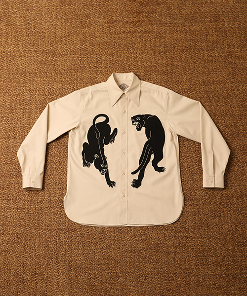 &#039;Panther&#039; Appliqué Shirt